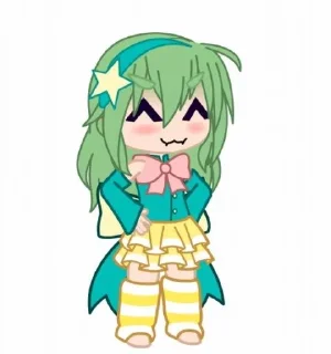 🍃 emoji Гача Нене Telegram sticker 11 of 29