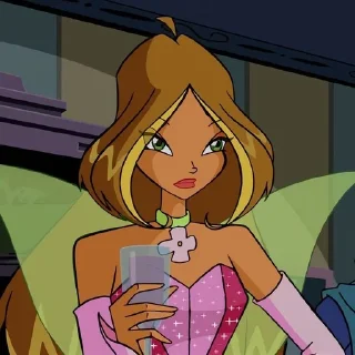 🍷 emoji Winx 🧚🏻‍♀️ Telegram sticker 24 of 75