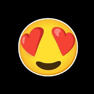 😍 emoji Silly smile Telegram sticker 9 of 37