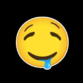 🤤 emoji Silly smile Telegram sticker 19 of 37