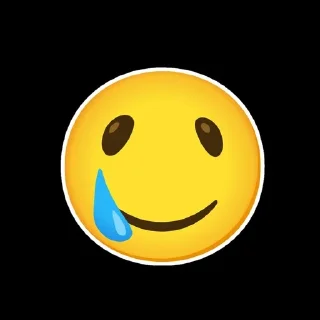 🥲 emoji Silly smile Telegram sticker 14 of 37