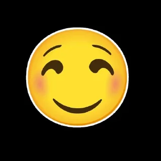 ☺️ emoji Silly smile Telegram sticker 16 of 37