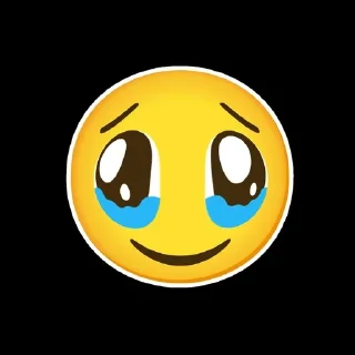🥹 emoji Silly smile Telegram sticker 15 of 37