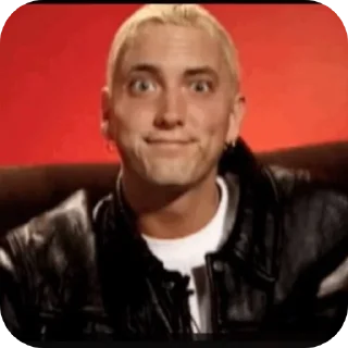Sticker from @eminem_archivel smile eminem 😀
