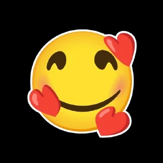 🥰 emoji Silly smile Telegram sticker 8 of 37