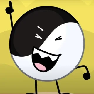Sticker from yin yang