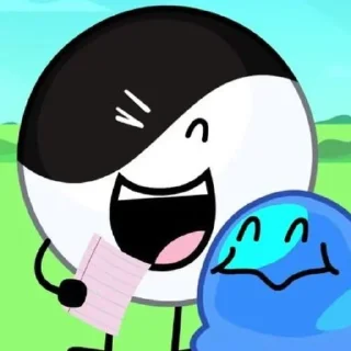 Sticker from yin yang