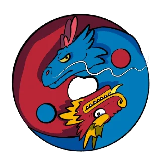 🐉 emoji Yang Dragons Telegram sticker 5 of 73