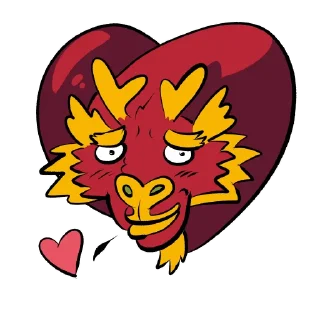 🐲 emoji Yang Dragons Telegram sticker 19 of 73