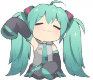 😈 emoji Мику хацунэ 🥶💙 by @offstikbot Telegram sticker 8 of 20