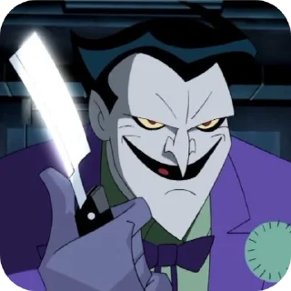 😁 emoji Joker&Harley Telegram sticker 10 of 51