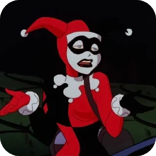 🤷‍♀ emoji Joker&Harley Telegram sticker 9 of 51