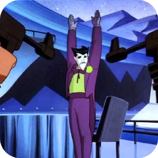😧 emoji Joker&Harley Telegram sticker 14 of 51
