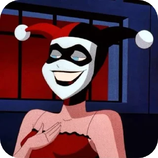 😌 emoji Joker&Harley Telegram sticker 22 of 51