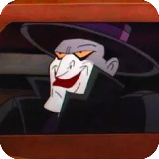 😏 emoji Joker&Harley Telegram sticker 18 of 51