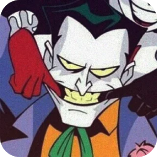 😒 emoji Joker&Harley Telegram sticker 7 of 51