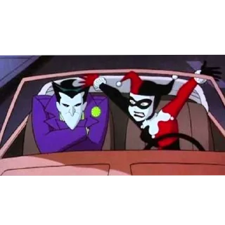 🙄 emoji Joker&Harley Telegram sticker 16 of 51