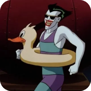 😎 emoji Joker&Harley Telegram sticker 8 of 51