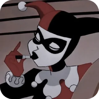 💋 emoji Joker&Harley Telegram sticker 17 of 51