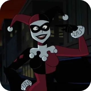 🤪 emoji Joker&Harley Telegram sticker 13 of 51