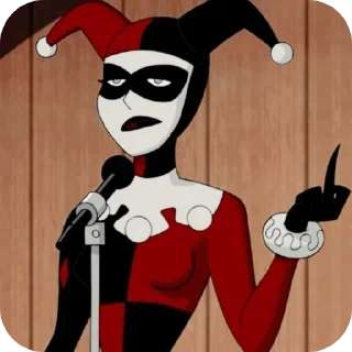 😒 emoji Joker&Harley Telegram sticker 15 of 51