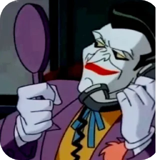 😌 emoji Joker&Harley Telegram sticker 12 of 51