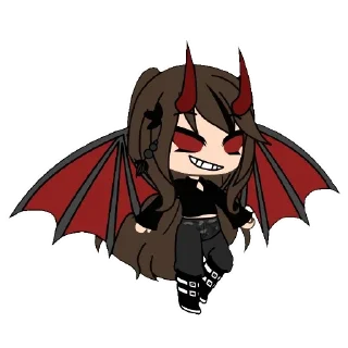 😈 emoji Гача дичь Telegram sticker 8 of 62