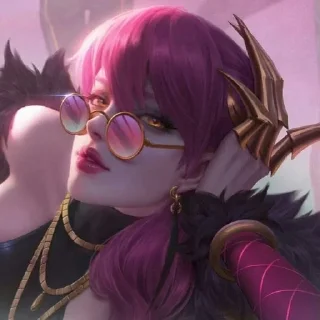 Sticker from evelynn my waifu