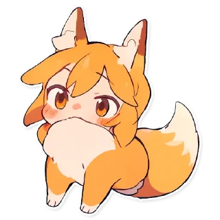 🦊 emoji СенкоСан Набор #1 от @xcovers Telegram sticker 6 of 59