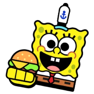 🍔 emoji SpongeBob @maestrostick Telegram sticker 5 of 28