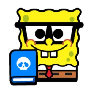 🤓 emoji SpongeBob @maestrostick Telegram sticker 7 of 28