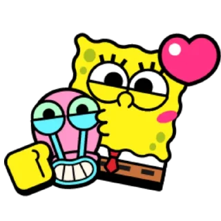 ❤ emoji SpongeBob @maestrostick Telegram sticker 9 of 28