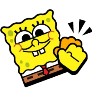 👏 emoji SpongeBob @maestrostick Telegram sticker 6 of 28