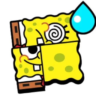 😵‍💫 emoji SpongeBob @maestrostick Telegram sticker 8 of 28