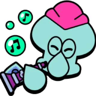 🎶 emoji SpongeBob @maestrostick Telegram sticker 18 of 28
