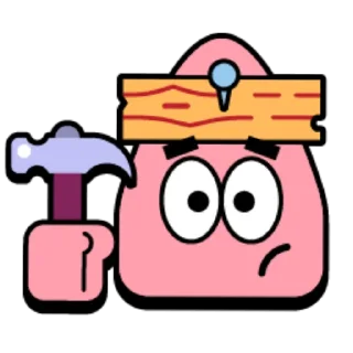 🔨 emoji SpongeBob @maestrostick Telegram sticker 20 of 28
