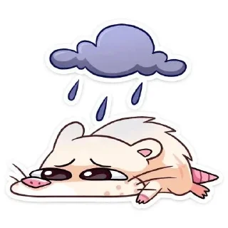 🌟 emoji Cute 🐀 rat @mefedosa Telegram sticker 17 of 65