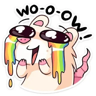 Sticker from Cute 🐀 rat @mefedosa