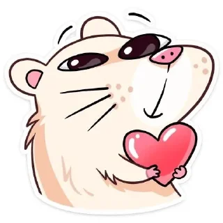 🌟 emoji Cute 🐀 rat @mefedosa Telegram sticker 18 of 65