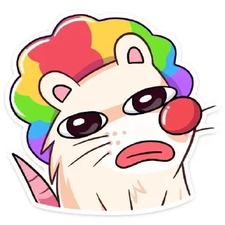 🌟 emoji Cute 🐀 rat @mefedosa Telegram sticker 15 of 65