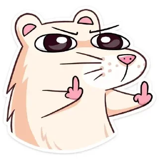 🌟 emoji Cute 🐀 rat @mefedosa Telegram sticker 19 of 65