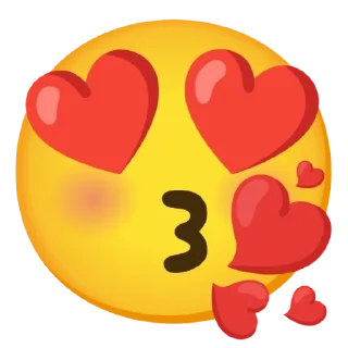 😘 emoji Чьто это. Telegram sticker 24 of 120