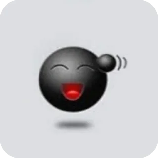 👍 emoji Черны Telegram sticker 23 of 40
