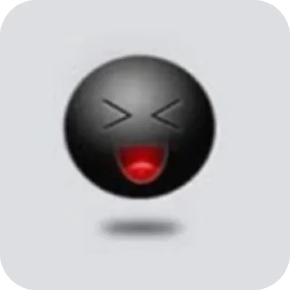 ⛑ emoji Черны Telegram sticker 22 of 40
