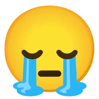 😭 emoji Чьто это. Telegram sticker 10 of 120