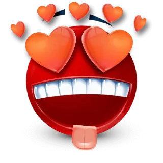 😍 emoji redemoji [@iamgedyku] Telegram sticker 8 of 100