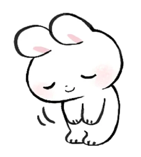 🤍 emoji (´･ω･`) @softsticks Telegram sticker 6 of 40