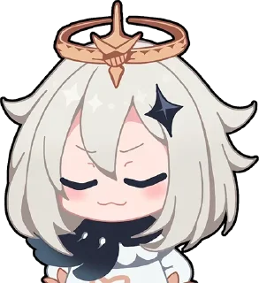 Sticker from Paimon @MyyChannelsCorner