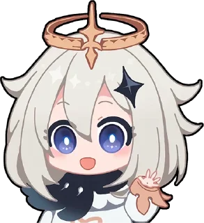 Sticker from Paimon @MyyChannelsCorner