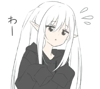 ❤️ emoji эльф @softsticks Telegram sticker 22 of 32